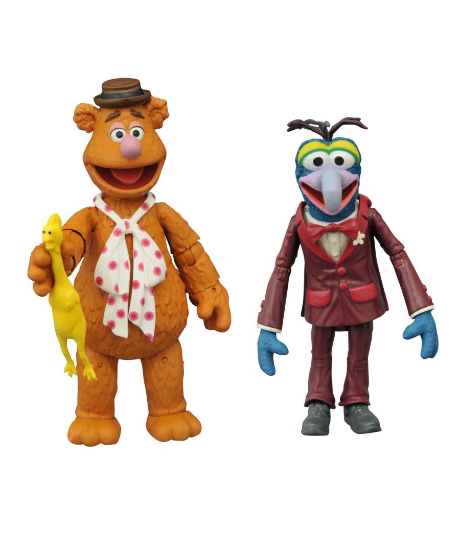 Set de 2 figuras diamond select toys the muppets los teleñecos gonzo and fozzie