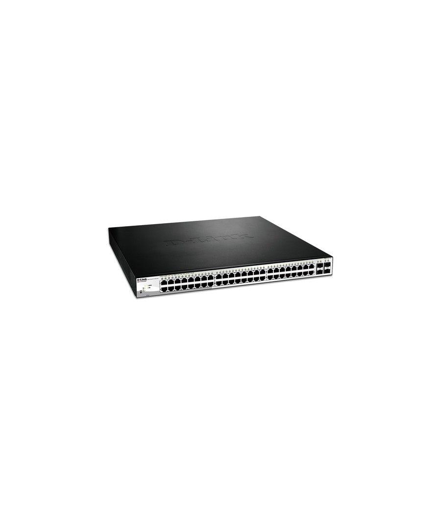 D-Link DGS-1210-52MP Switch 48xGB PoE 4xSFP - Imagen 1