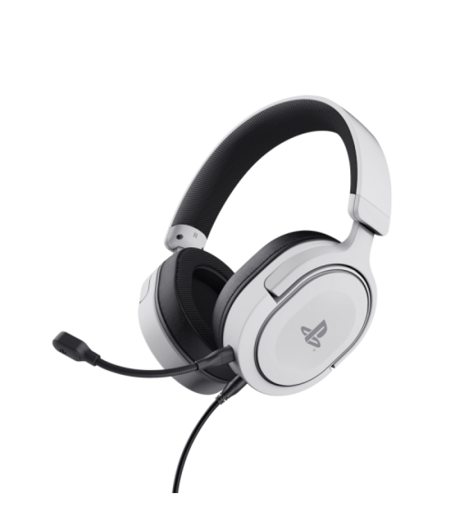 Trust gxt 498 forta auriculares alámbrico diadema juego negro, blanco