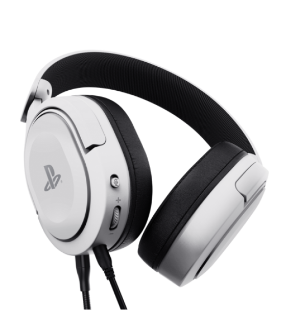 Trust gxt 498 forta auriculares alámbrico diadema juego negro, blanco