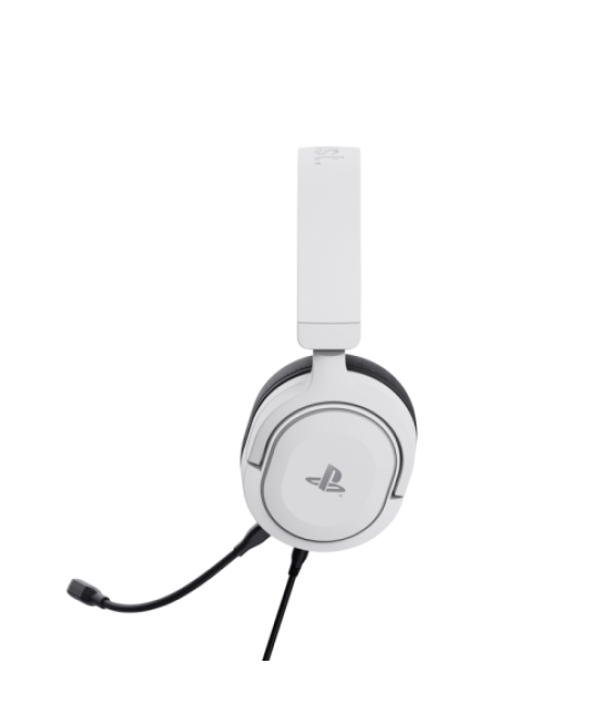 Trust gxt 498 forta auriculares alámbrico diadema juego negro, blanco