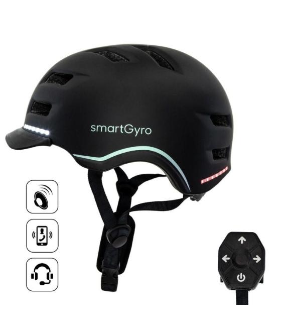 Casco para adulto smartgyro helmet pro/ tamaño m/ negro