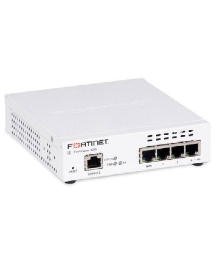 Fortinet fortigate fg-30g 4x ge rj45 ports (including 3x internal ports, 1x wan ports)