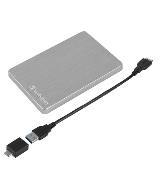 Verbatim Disco duro portátil Store 'n' Go ALU Slim 1 TB Plata