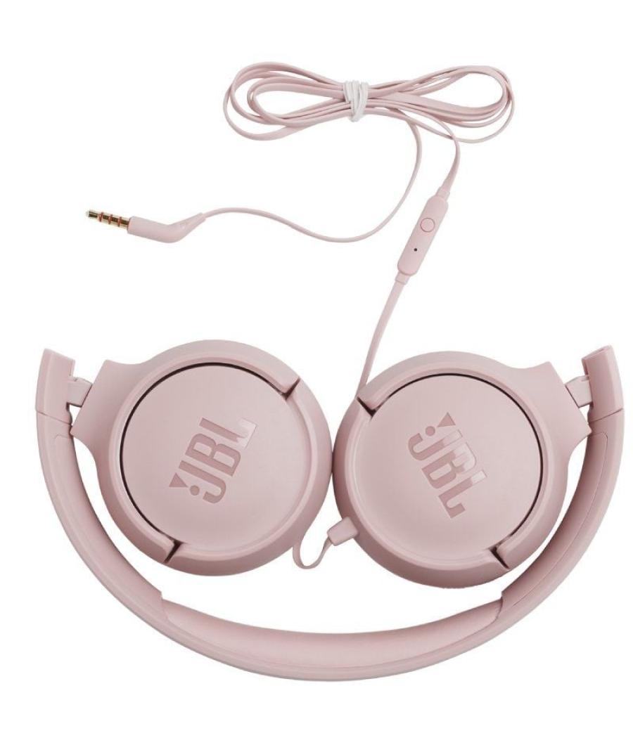 Auriculares jbl tune 500/ con micrófono/ jack 3.5/ rosas