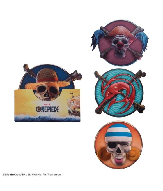 Set 4 posavasos cinereplicas one piece 1