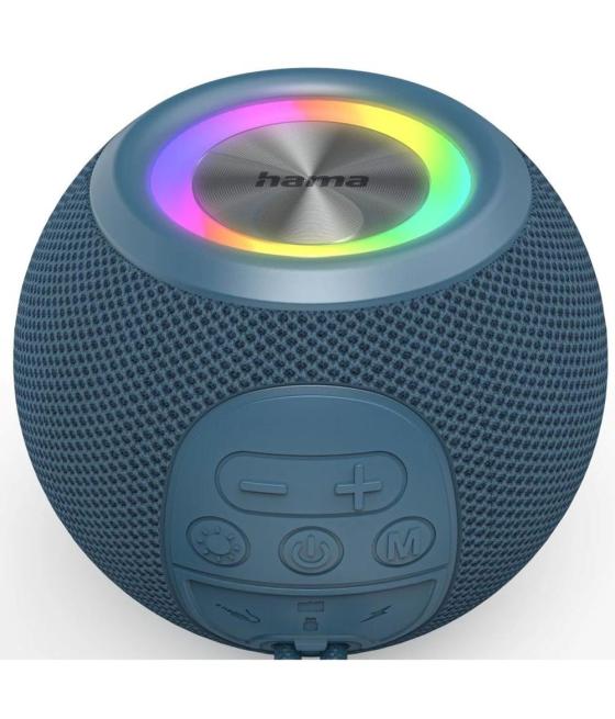 Altavoz hama ball shape mono azul