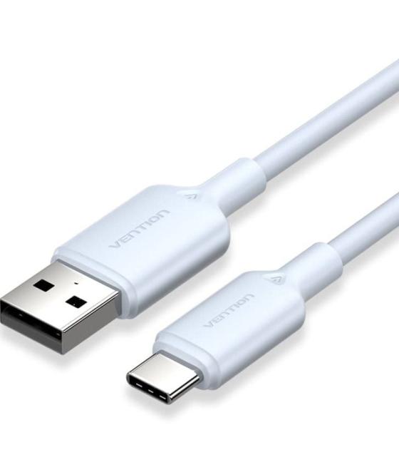 Cable usb 2.0 tipo-c vention ctqlh/ usb tipo-c macho - usb macho/ hasta 60w/ 480mbps/ 2m/ azul