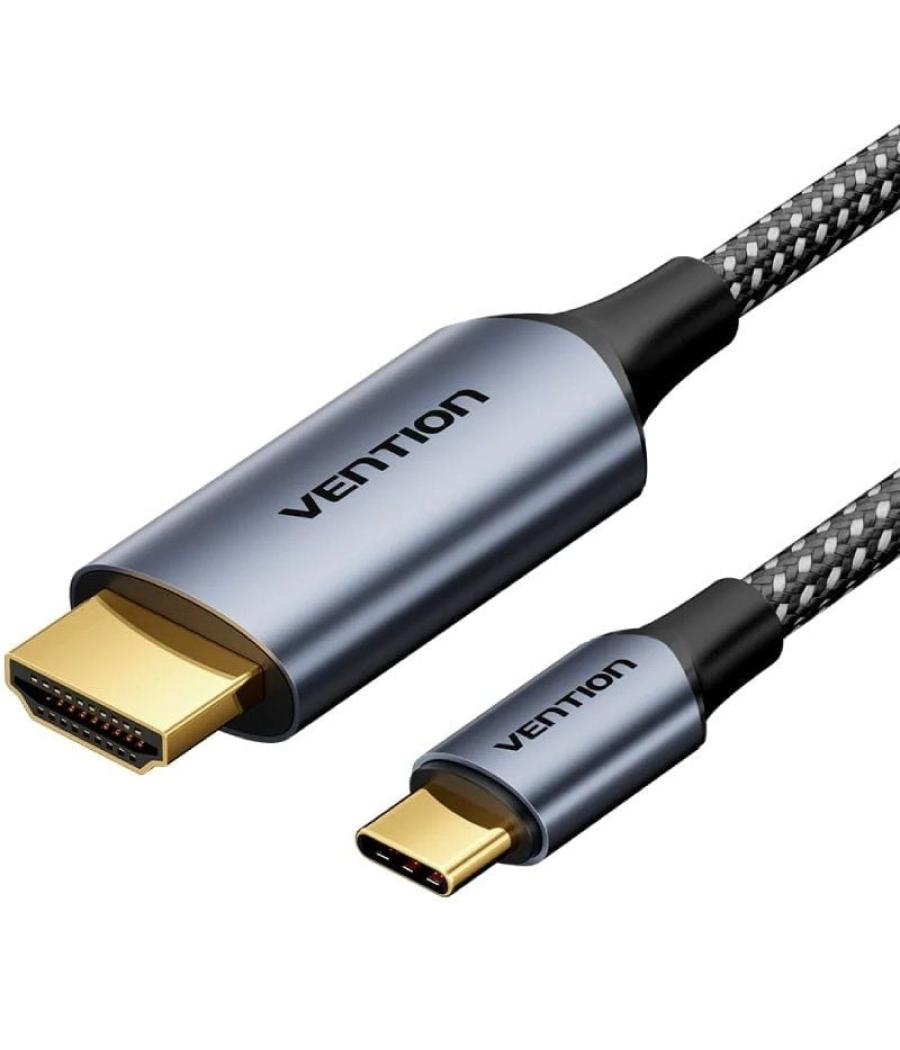 Cable conversor hdmi 2.0 4k vention crhhf/ usb tipo-c macho - hdmi macho/ 1m/ negro Cable conversor hdmi 2.0 4k vention crhhf/ usb tipo-c macho - hdmi macho/ 1m/ negro