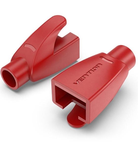 Funda protectora rj45 vention iodr0-100/ 100 uds/ roja