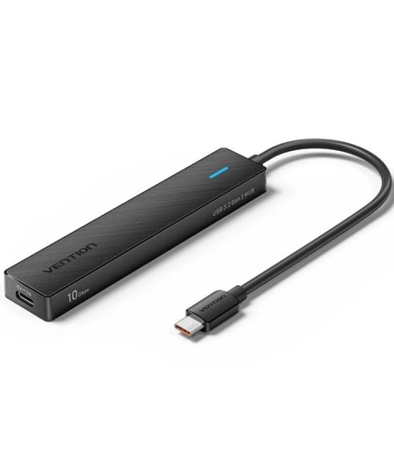 Hub usb tipo-c 3.2 vention chybb/ 2xusb tipo-c 3.2/ 2xusb 3.2/ 1xusb tipo-c/ 15cm