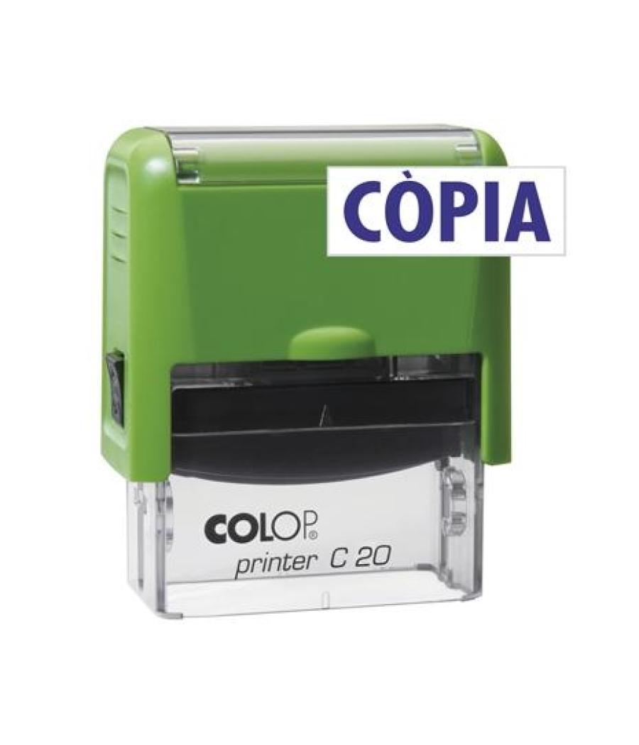 Colop sello printer c20 formula " còpia " (catalán) almohadilla e/20 14x38mm azul