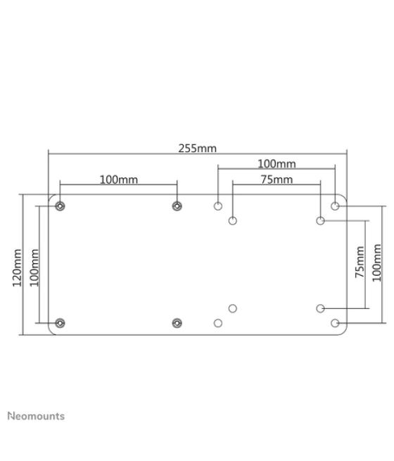 Neomounts apoyo CPU delgada