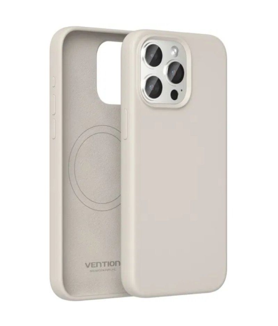 Funda silicona con magsafe vention kudm0-20/ compatible con iphone 13 mini/ gris