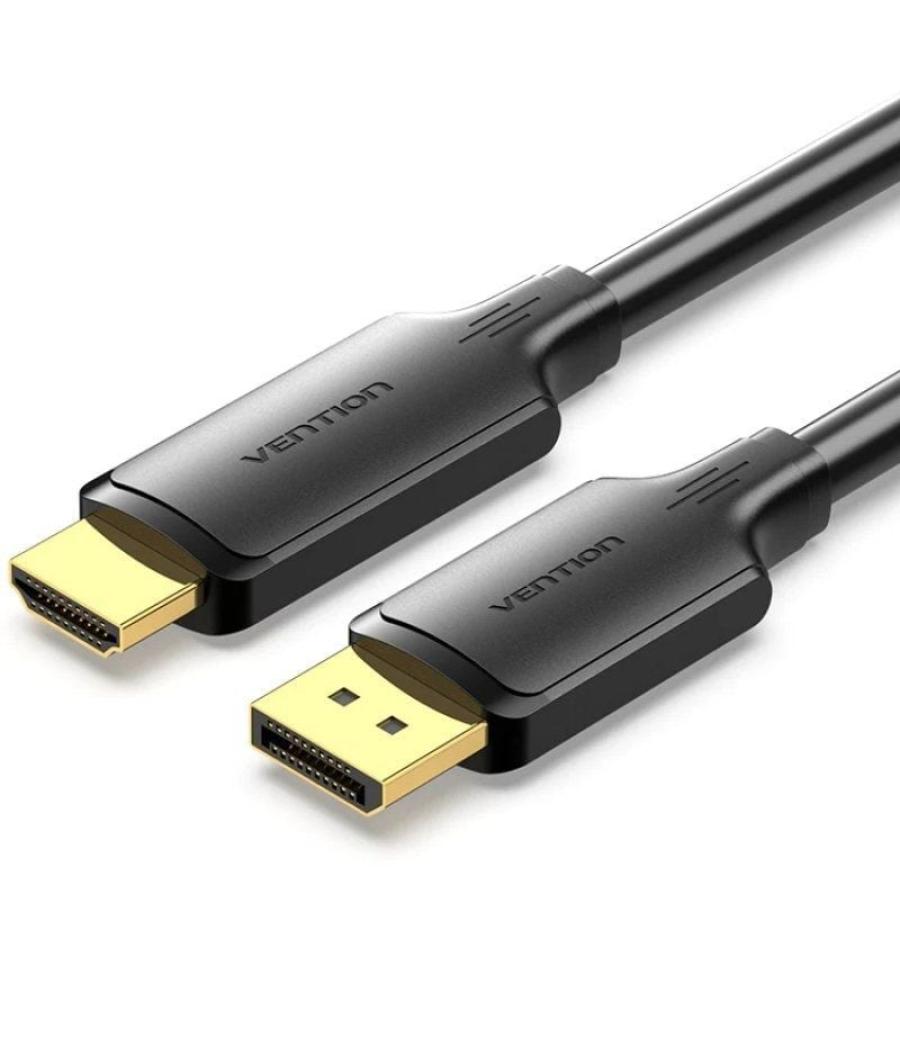 Cable conversor vention hfobj/ displayport macho - hdmi macho/ 5m/ negro Cable conversor vention hfobj/ displayport macho - hdmi macho/ 5m/ negro