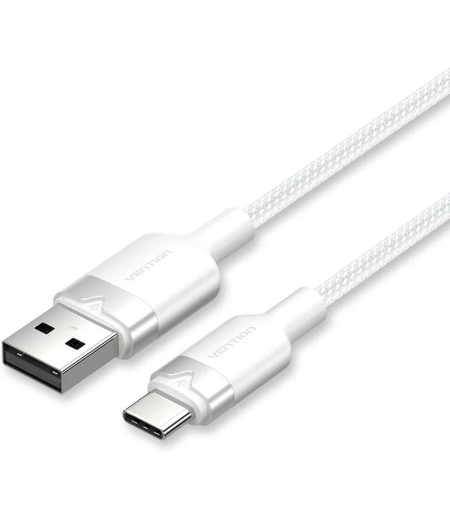 Cable usb 2.0 tipo-c vention ctnwh/ usb tipo-c macho - usb macho/ hasta 60w/ 480mbps/ 2m/ blanco