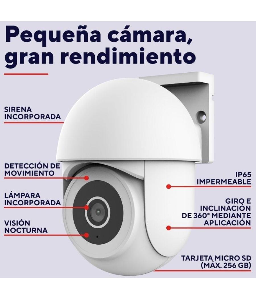 Cámara de videovigilancia trust ipcam-3900/ visión nocturna/ control desde app