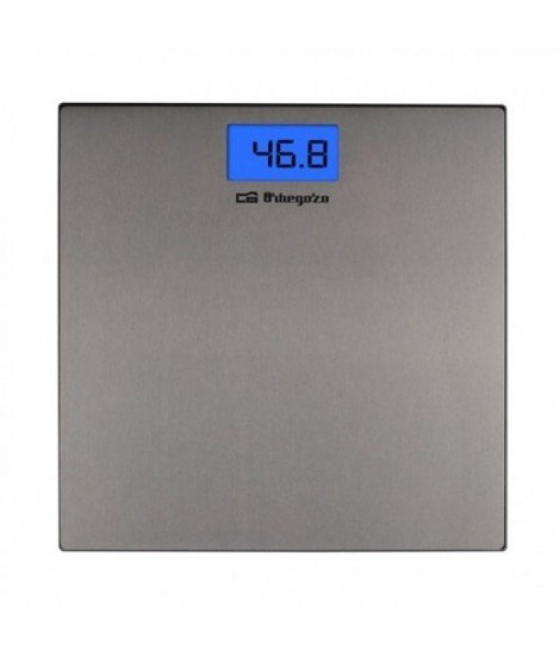 Báscula de baño orbegozo pb-2222 a/ hasta 150kg/ gris