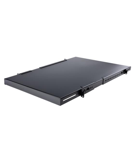 StarTech.com Estante Ajustable 1U para Rack de Servidores - 150kg - Bandeja Universal de 19 Pulgadas Ajustable de 49,5 a 96,5cm 