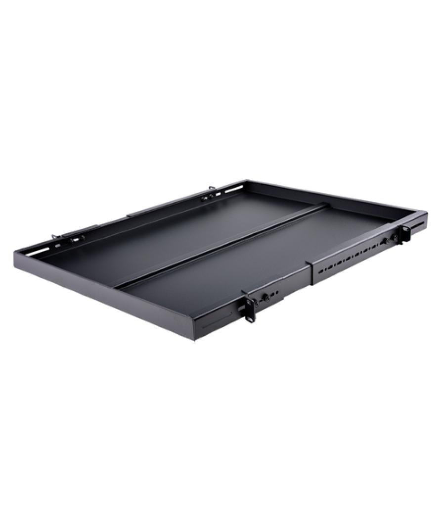 StarTech.com Estante Ajustable 1U para Rack de Servidores - 150kg - Bandeja Universal de 19 Pulgadas Ajustable de 49,5 a 96,5cm 