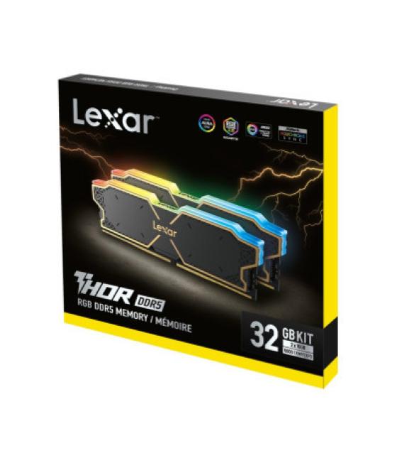 Lexar thor rgb ddr5 32gb 2x16gb 6000mhz cl38