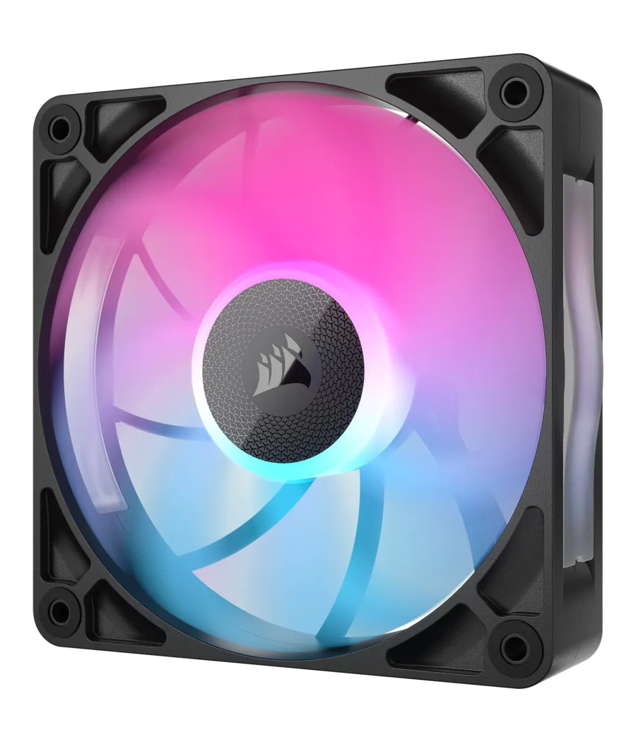 Ventilador caja corsair rx rgb max series, icue link rx120 rgb max, 120mm rgb fan, triple fan kit co-9051034-ww