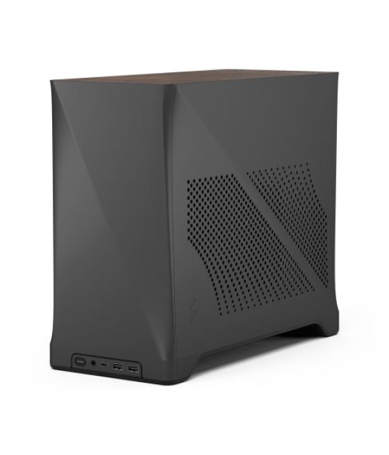 Fractal design era 2 mini tower carbón vegetal, gris