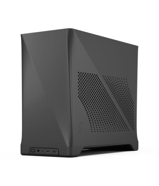 Fractal design era 2 mini tower carbón vegetal, gris