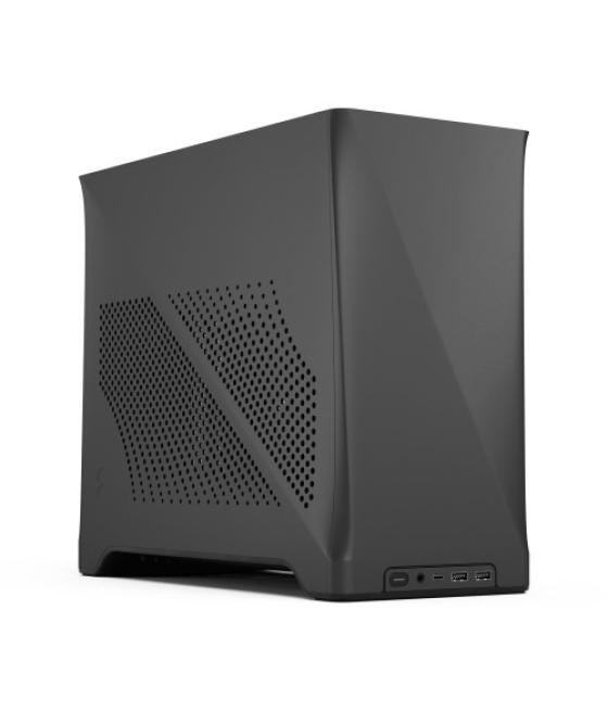 Fractal design era 2 mini tower carbón vegetal, gris