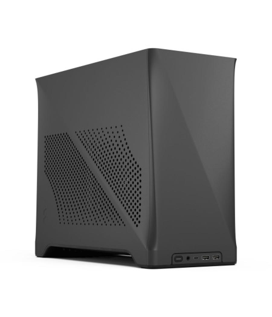 Fractal design era 2 mini tower carbón vegetal, gris