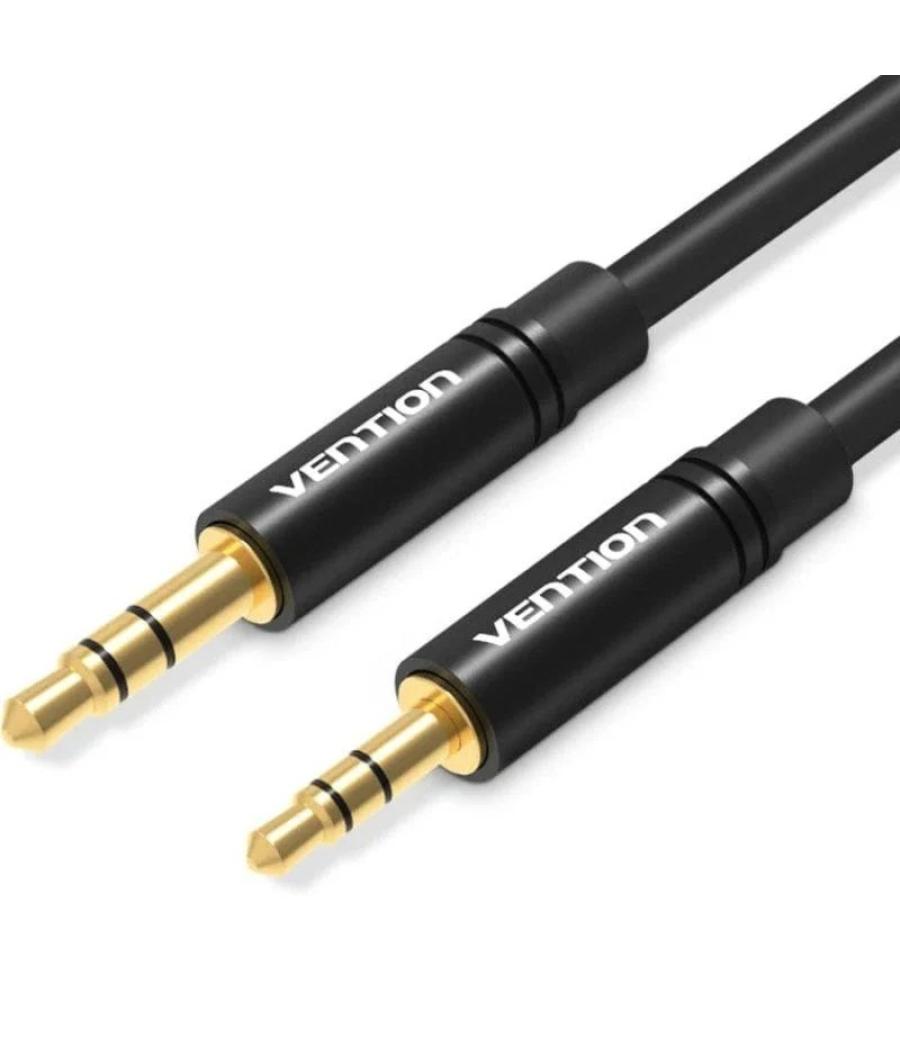 Cable audio estereo jack 3.5/m jack 2.5/m 0.5 m negro vention