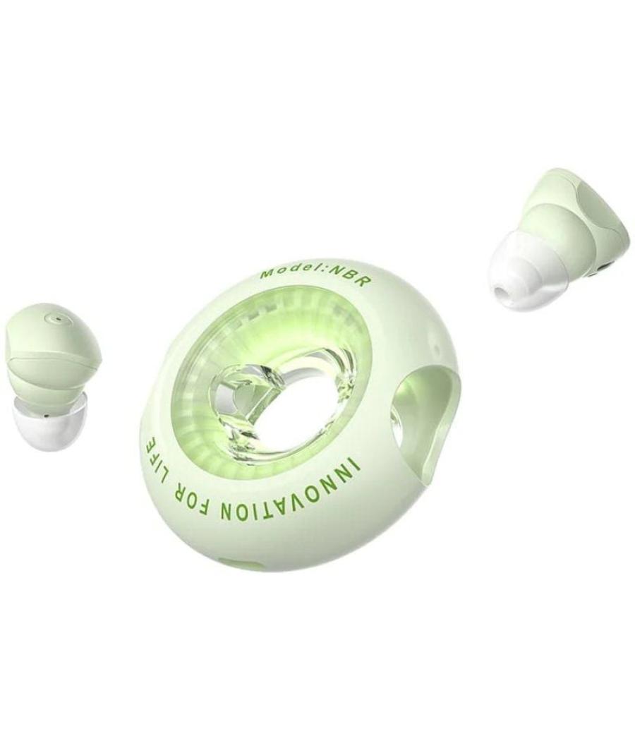 Auriculares bluetooth vention nbrg0 con estuche de carga/ autonomía 6h/ verdes