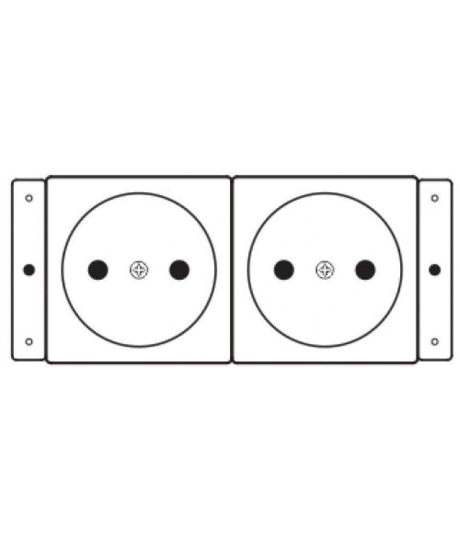 Kramer electronics ts-2de toma de corriente