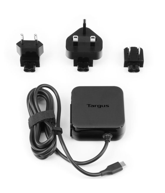 Cargador adaptador universal targus 45w tipo c negro