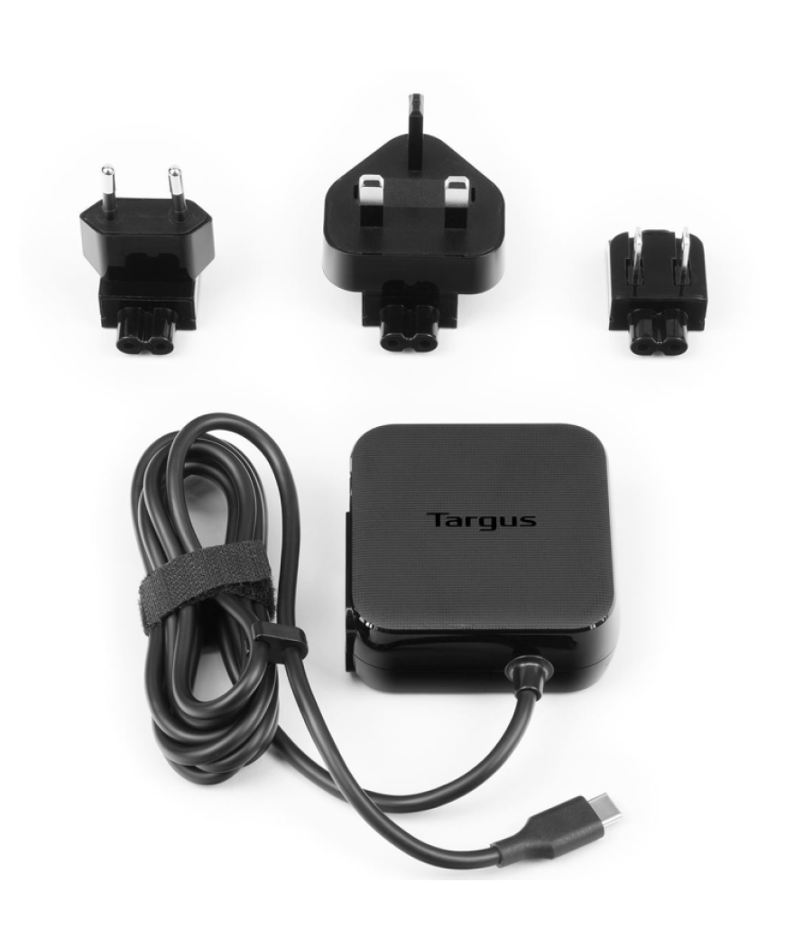 Cargador adaptador universal targus 45w tipo c negro