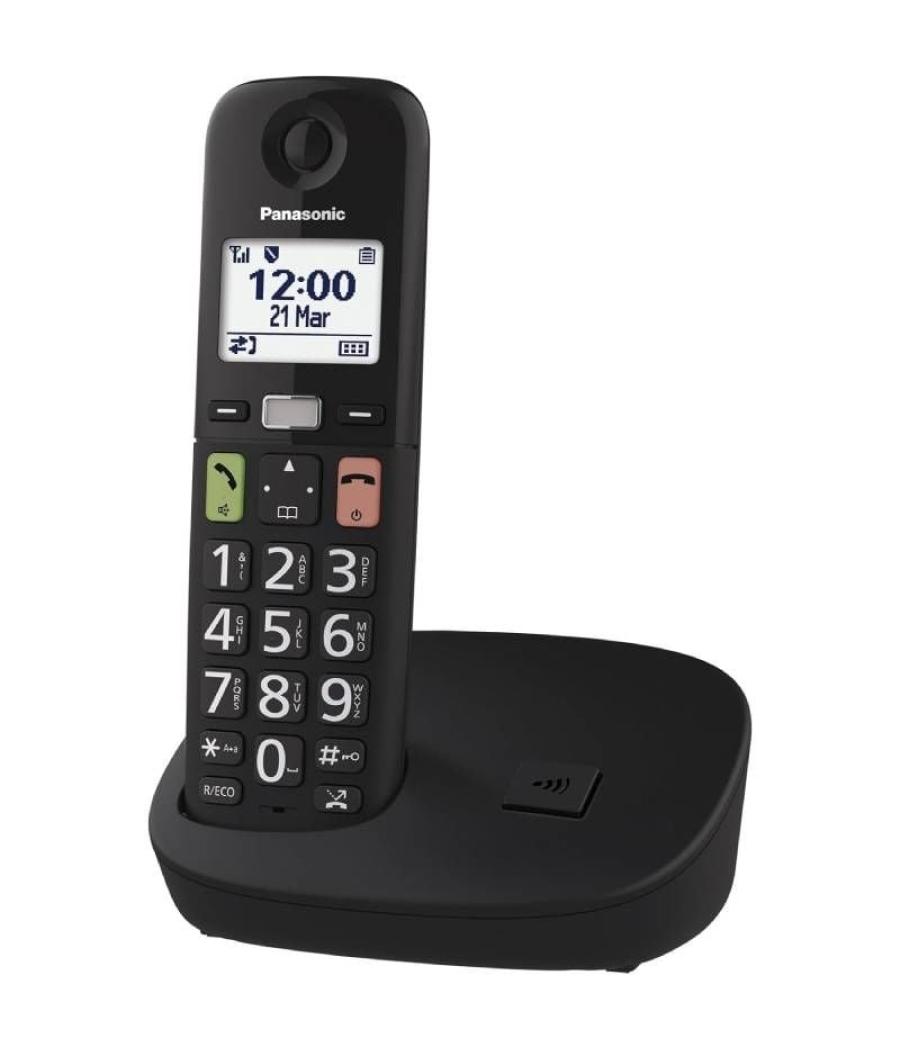 Teléfono inalámbrico panasonic kx-tgu110/ negro