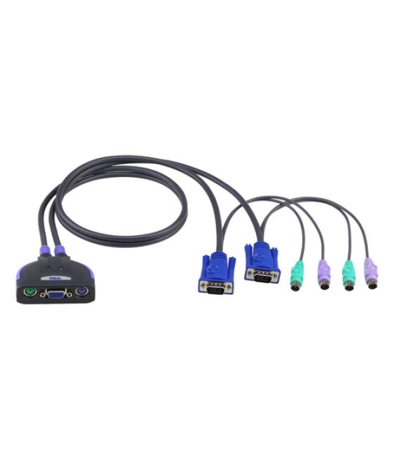 ATEN CS62S interruptor KVM Negro