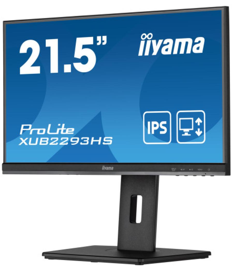 Iiyama prolite xub2293hs-b3 pantalla para pc 54,6 cm (21.5") 1920 x 1080 pixeles full hd led negro