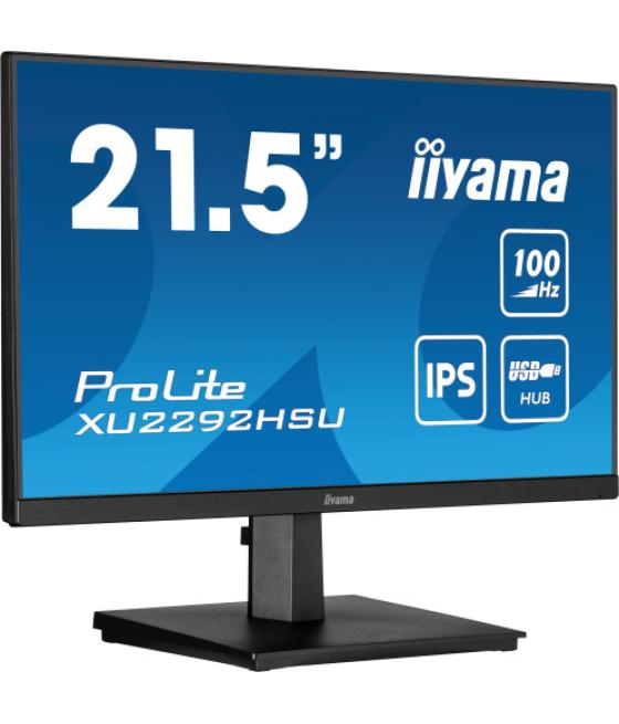 Iiyama prolite xu2292hsu-b6 pantalla para pc 54,6 cm (21.5") 1920 x 1080 pixeles full hd led negro