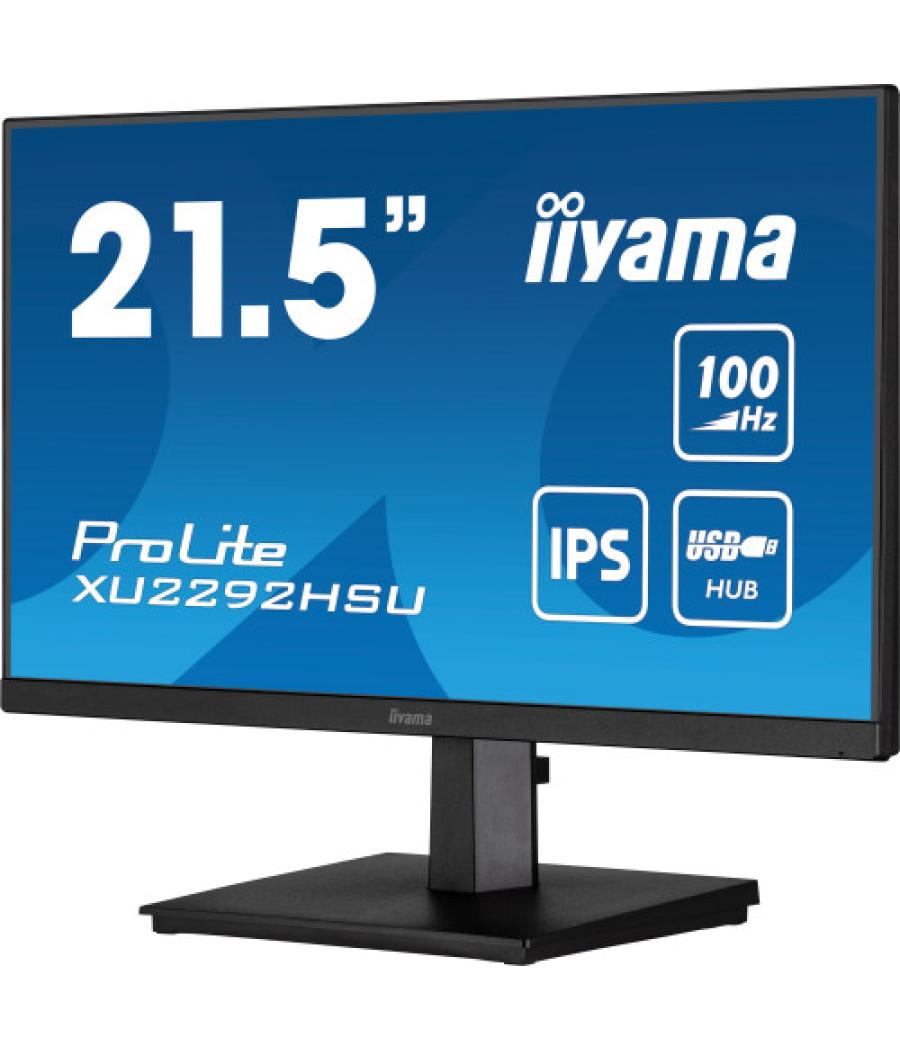 Iiyama prolite xu2292hsu-b6 pantalla para pc 54,6 cm (21.5") 1920 x 1080 pixeles full hd led negro