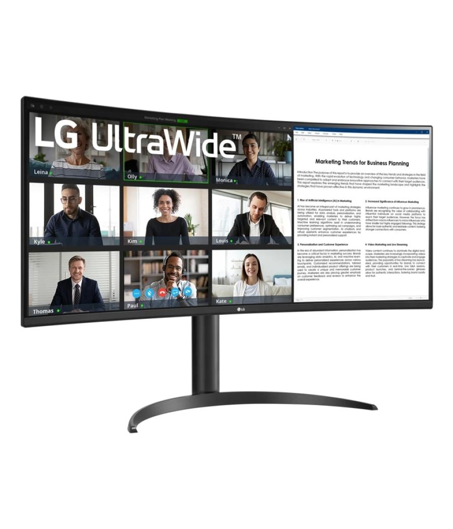 Curva lg 34wr55qk - b 34pulgadas 3440 x 1440 5ms hdmi displayport reg. altura