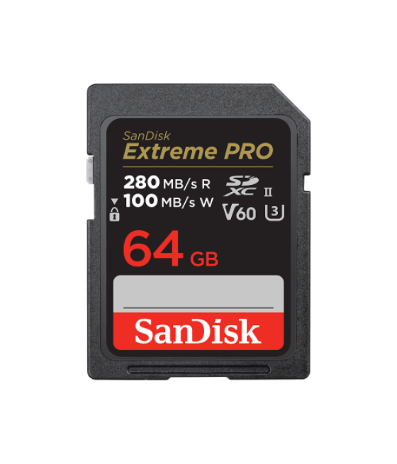 Sandisk sdsdxep-064g-gn4in memoria flash 64 gb sdxc uhs-ii clase 10