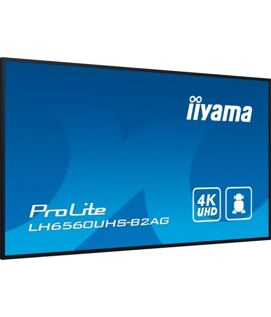 Monitor iiyama 65" 3840x2160, uhd, 500cd/m2, landscape portrait, mm 2x 10w, 3x hdmi, usb 2.0 x2, wifi, lan, media play usb, cont