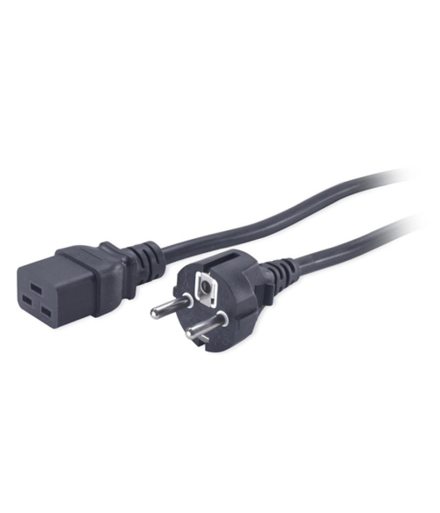 APC AP9875 cable de transmisión Negro 2,5 m C19 acoplador CEE7/7