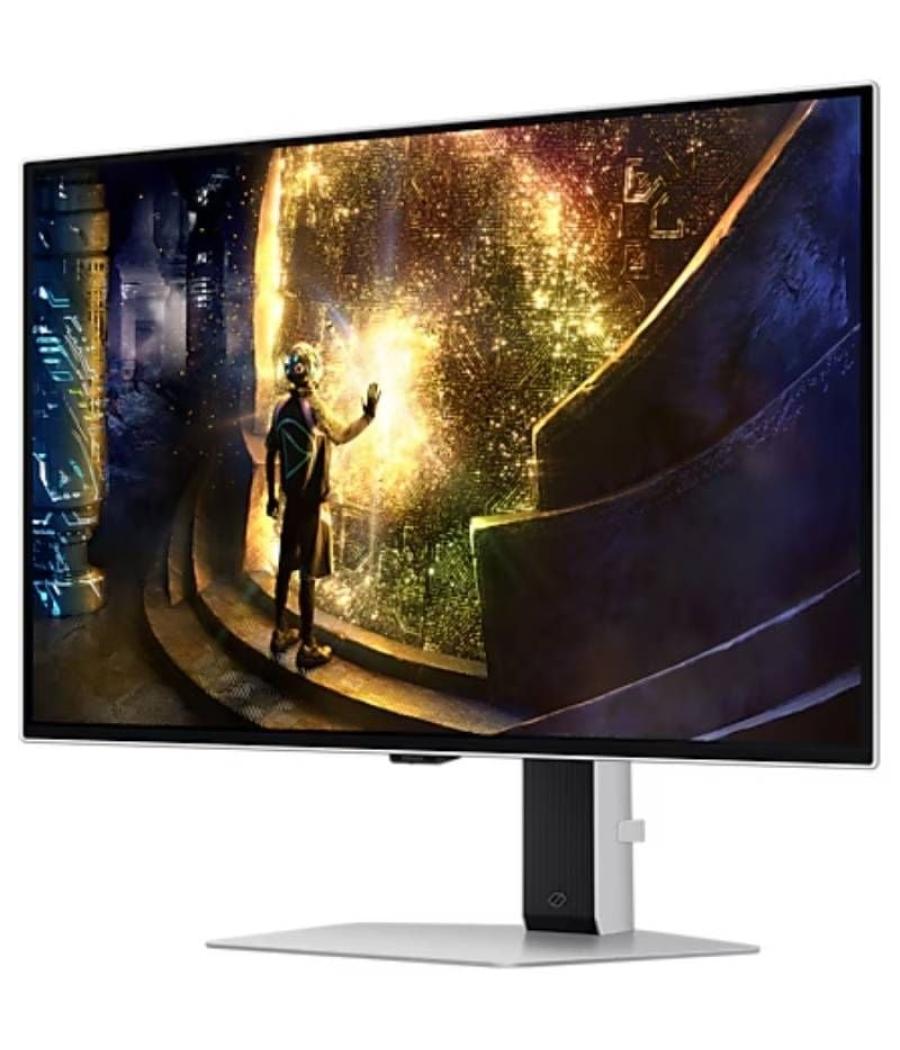 Smart monitor gaming curvo samsung oled odyssey g6 s27dg610su 27'/ qhd/ 0.03ms/ 240hz/ va/ regulable en altura/ smart tv/ plata