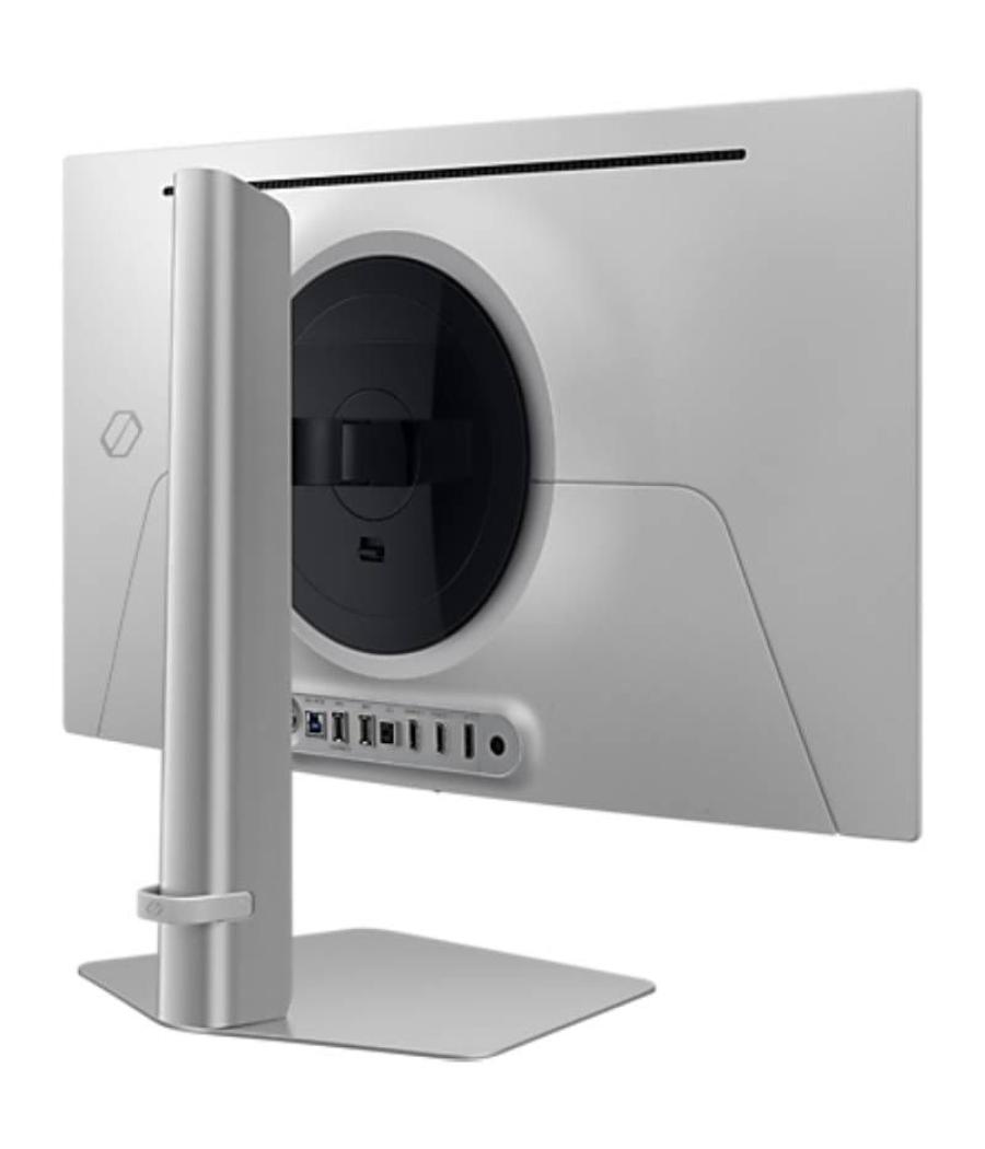 Smart monitor gaming curvo samsung oled odyssey g6 s27dg610su 27'/ qhd/ 0.03ms/ 240hz/ va/ regulable en altura/ smart tv/ plata