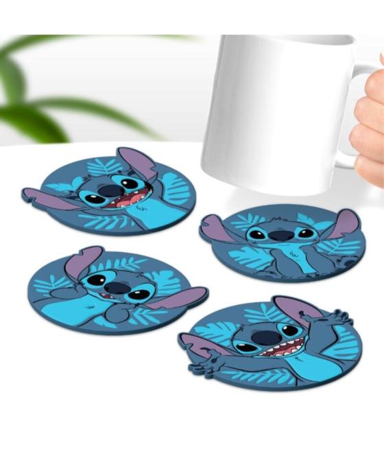 Pack de 4 posavasos disney stitch