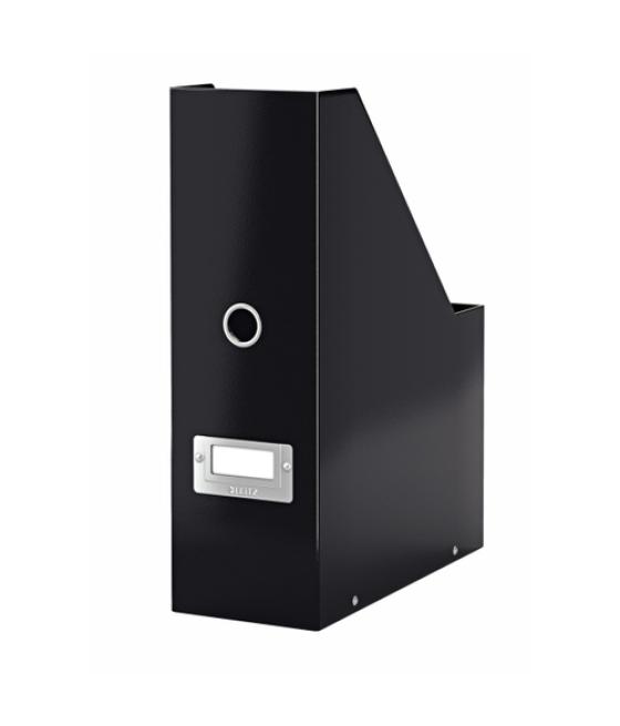 Revistero leitz click & store con portaetiquetas color negro 103x170x235 mm