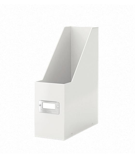 Revistero leitz click & store con portaetiquetas color blanco 103x170x235 mm