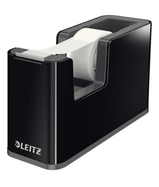 Portarrollo sobremesa leitz dual para cintas 33 mt color negro/antracita